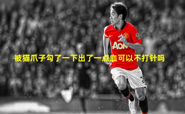 被猫爪子勾了一下出了一点血可以不打针吗