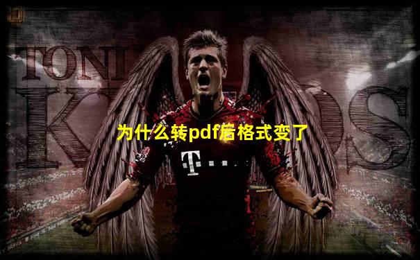 为什么转pdf后格式变了