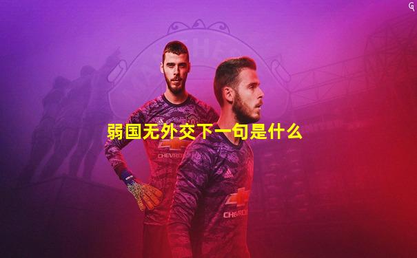 弱国无外交下一句是什么