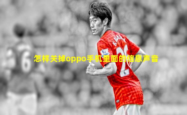 怎样关掉oppo手机里面的信息声音
