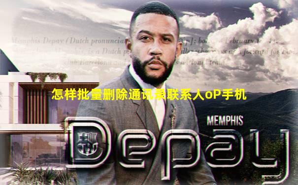 怎样批量删除通讯录联系人oP手机