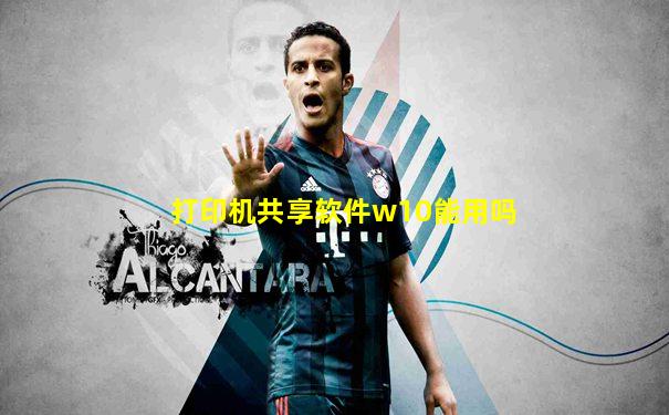 打印机共享软件w10能用吗
