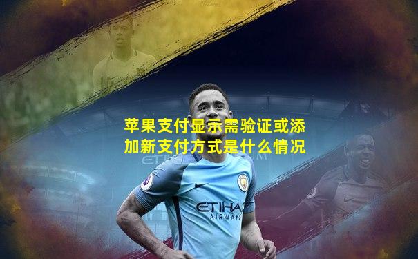 苹果支付显示需验证或添加新支付方式是什么情况